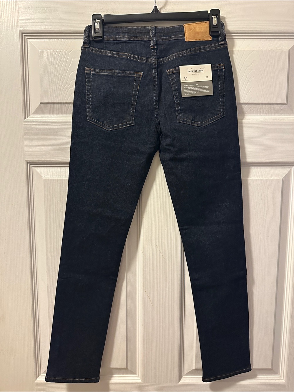 NWT Dark Blue AG Adriano Goldschmied Slim Skinny Jeans ‘The Kingston’ Size 12